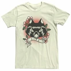 Licensed Character Men's Disney Hocus Pocus Binx Tattoo Tee Natural