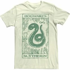 Licensed Character Men's Harry Potter Slytherin Tarot Playing Card Tee Black -Licensed Character Shop unnamed file 32802