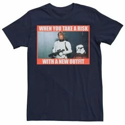 Licensed Character Men's Star Wars Luke When You Take A Risk On A New Outfit Tee Athletic Heather -Licensed Character Shop unnamed file 32808