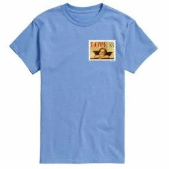 Licensed Character Men's USPS Cherub Stamp Tee Heather Blue -Licensed Character Shop unnamed file 32834