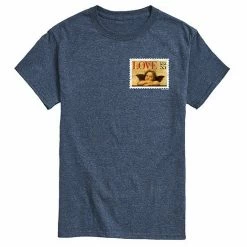 Licensed Character Men's USPS Cherub Stamp Tee Heather Blue -Licensed Character Shop unnamed file 32836