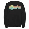 Licensed Character Men's Star Wars The Mandalorian The Child Rainbow Chest Lines Sweatshirt Navy -Licensed Character Shop unnamed file 32852