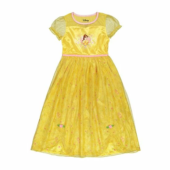 Licensed Character Disney's Beauty & The Beast Girls 4-8 Belle Fancy Nightgown 3 Licensed Character Disney's Beauty & The Beast Girls 4-8 Belle Fancy Nightgown