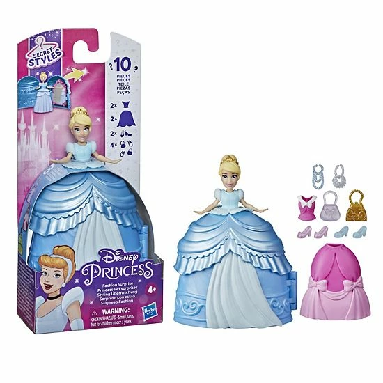 Licensed Character Disney Princess Secret Styles Fashion Surprise Cinderella Fashion Doll 4 Licensed Character Disney Princess Secret Styles Fashion Surprise Cinderella Fashion Doll - Image 2