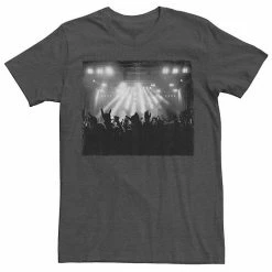 Licensed Character Men's Concert Stage Photo Poster Graphic Tee Charcoal Heather -Licensed Character Shop unnamed file 32921