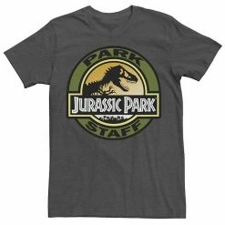 Licensed Character Men's Jurassic Park Staff Chest Logo Tee Kelly