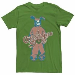 Licensed Character Men's Christmas Story Pink Nightmare Tee White