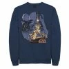 Licensed Character Men's Star Wars Group Shot Classic Sweatshirt Navy -Licensed Character Shop unnamed file 32994