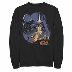 Licensed Character Men's Star Wars Group Shot Classic Sweatshirt Navy -Licensed Character Shop unnamed file 32996