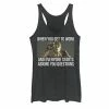 Licensed Character Juniors' Star Wars C-3PO Everyone Stars Asking Questions Tank Top Black Heather -Licensed Character Shop unnamed file 33015
