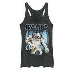 Licensed Character Juniors' Star Wars Wampa Beware This Stealthy Predator Tank Top Navy Heather -Licensed Character Shop unnamed file 33023
