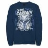 Licensed Character Men's Star Wars Clone Captain Head Shot Portrait Sweatshirt Black -Licensed Character Shop unnamed file 33066