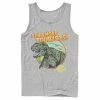 Licensed Character Men's Jurassic Park T-Rex Send More Tourists Tank Top Athletic Heather -Licensed Character Shop unnamed file 33095