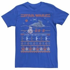 Licensed Character Men's Star Wars Vintage BB-8 Join The Resistance Tee Black -Licensed Character Shop unnamed file 33122