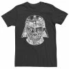 Licensed Character Men's Star Wars Darth Vader Sketch Tee Royal -Licensed Character Shop unnamed file 33126