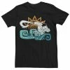 Licensed Character Men's Disney Moana Maui Geometric Pattern Portrait Tee Royal -Licensed Character Shop unnamed file 33129