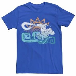 Licensed Character Men's Disney Moana Maui Geometric Pattern Portrait Tee Royal -Licensed Character Shop unnamed file 33131