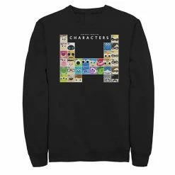 Licensed Character Men's Disney Pixar Periodic Table Of Characters Fleece Sweater Black -Licensed Character Shop unnamed file 33133