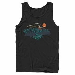 Licensed Character Men's The Great Outdoors Color Sketch Tank Royal