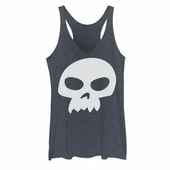 Licensed Character Disney / Pixar's Toy Story Juniors' Sid Skull Costume Tank Top Navy Heather