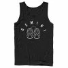 Licensed Character Men's Gemini White Ink Sketch Tank -Licensed Character Shop unnamed file 33193