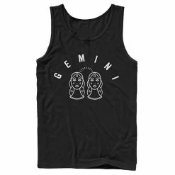Licensed Character Men's Gemini White Ink Sketch Tank -Licensed Character Shop unnamed file 33195