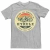 Licensed Character Men's The Legend Of Zelda "Explore The Kingdom Of Hyrule" Distressed Portrait Tee Black