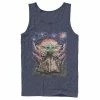 Licensed Character Men's Star Wars The Child Starry Night Tank Navy -Licensed Character Shop unnamed file 33206