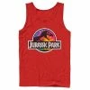 Licensed Character Men's Jurassic Park Tie Dye Classic Logo Tank Charcoal -Licensed Character Shop unnamed file 33214
