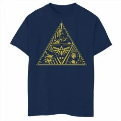 Licensed Character Boys 8-20 Nintendo Zelda Trifecta Group Shot Crest Shield Graphic Tee Black -Licensed Character Shop unnamed file 33221