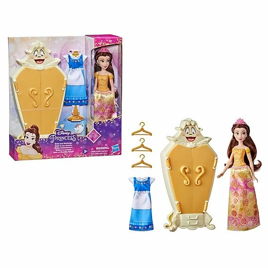 Licensed Character Disney Princess Belle Doll And Wardrobe 3 Licensed Character Disney Princess Belle Doll And Wardrobe