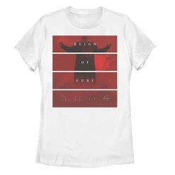 Licensed Character Juniors' Dune Reign Of Fury Red Hue Portrait Panels Tee White -Licensed Character Shop unnamed file 33242