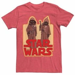 Licensed Character Men's Star Wars Jawa Simple Poster Tee Red Heather -Licensed Character Shop unnamed file 33260