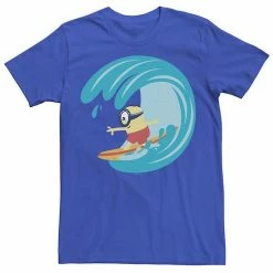 Licensed Character Men's Despicable Me Minions Surfs Up Tidal Wave Tee White -Licensed Character Shop unnamed file 33282