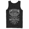 Licensed Character Men's American Motorcycle Rally Nashville TN Tank Navy -Licensed Character Shop unnamed file 33298