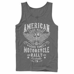 Licensed Character Men's American Motorcycle Rally Nashville TN Tank Navy -Licensed Character Shop unnamed file 33301