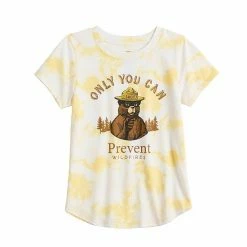 Licensed Character Girl's 7-16 Smokey The Bear Prevent Fires Tee