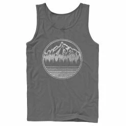 Licensed Character Men's Outdoorsy Type Silhouette Tank Charcoal -Licensed Character Shop unnamed file 33313