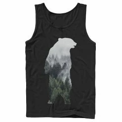 Licensed Character Men's Bear Mountain Silhouette Tank Charcoal -Licensed Character Shop unnamed file 33320
