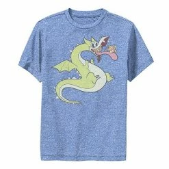 Licensed Character Boys 8-20 Cuphead Grim Matchstick And Living Fireball Tee Royal Heather -Licensed Character Shop unnamed file 33328