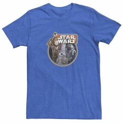 Licensed Character Men's Star Wars Droids Tee Royal Heather -Licensed Character Shop unnamed file 33343