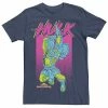 Licensed Character Men's Marvel Hulk Retro Pop Graphic Tee Navy Heather -Licensed Character Shop unnamed file 33344