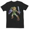 Licensed Character Men's Nintendo Zelda A Link Between Worlds Portrait Tee Black -Licensed Character Shop unnamed file 33347