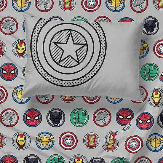 Licensed Character Avengers Pop Sheet Set With Pillowcases 4 Licensed Character Avengers Pop Sheet Set With Pillowcases - Image 2