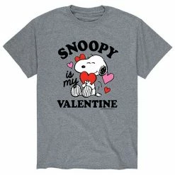 Licensed Character Men's Peanuts Snoopy My Valentine Tee White