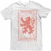 Licensed Character Men's Harry Potter Gryffindor Tarot Playing Card Tee White -Licensed Character Shop unnamed file 33358