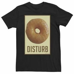 Licensed Character Men's Twin Peaks Doughnut Disturb Tee Black