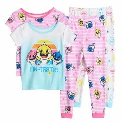 Licensed Character Toddler Girl Baby Shark "Fin-tastic" Tops & Bottoms Pajama Set