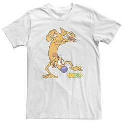 Licensed Character Men's Catdog Logo Tee White -Licensed Character Shop unnamed file 33461