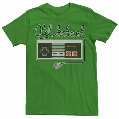 Licensed Character Men's Nintendo NES Controller Old School Tangled Tee Kelly -Licensed Character Shop unnamed file 33468